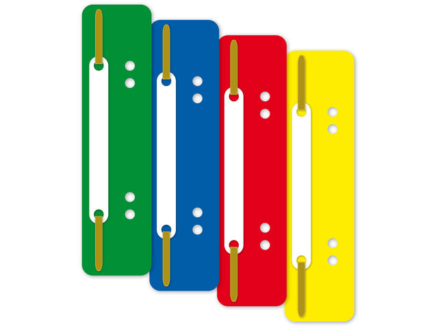 Snelhechterstrip Kangaro 2-gaats PP doos à 100 stuks assorti