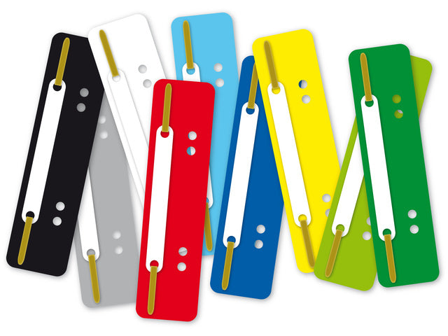 Snelhechterstrip Kangaro 2-gaats PP doos à 100 stuks geel