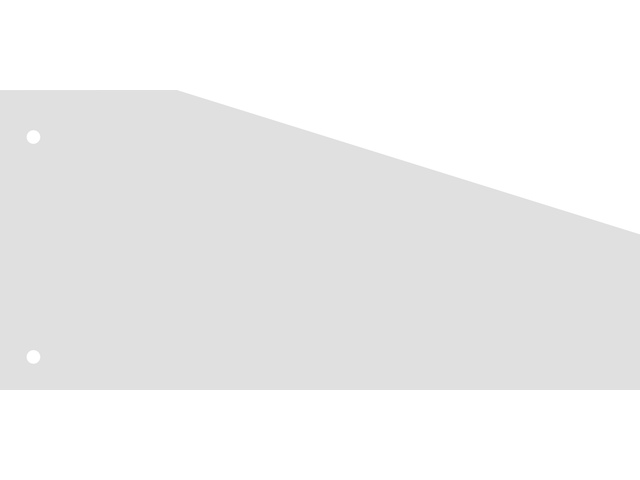 Scheidingsstrook Kangaro 2-fach 240x105x60mm Trapez 180 Gramm RC Grau