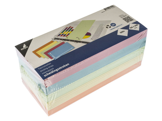 Scheidingsstrook Kangaro 240x105 2r 500st assorti