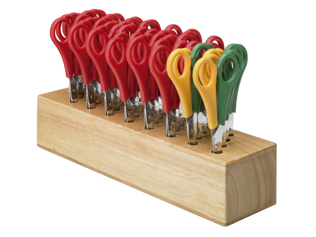 Scharenblok Westcott hout gevuld met 32 scharen