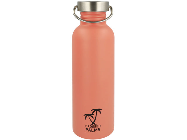 Fles Crossed Palms RVS koraal 750ml