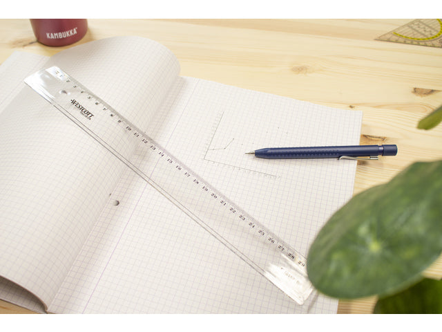 Liniaal Westcott 30cm kunststof in polybag