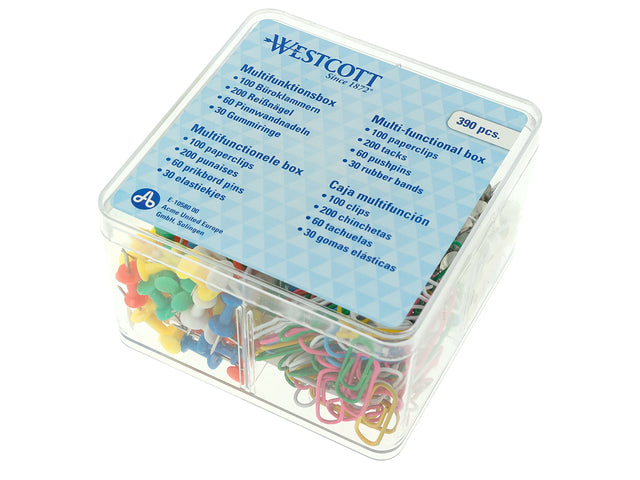 Burobakje Westcott incl. accessoires.