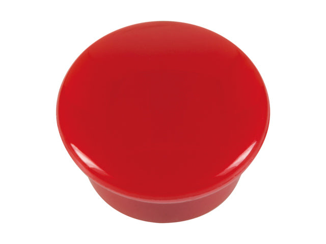 Magneet Westcott rood pak à 10st. Ø 15x8mm, 100g