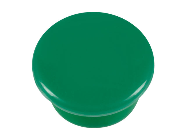 Magneet Westcott groen pak à 10st. Ø 15x8mm, 100g