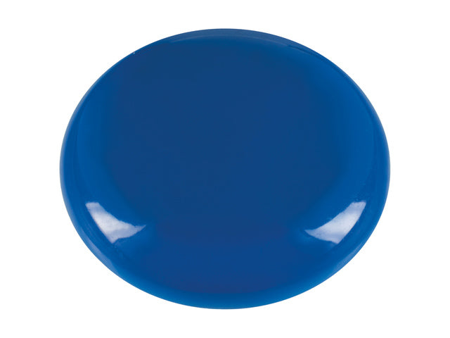 Magneet Westcott blauw pak à 10st. Ø 25x11,8mm, 300g