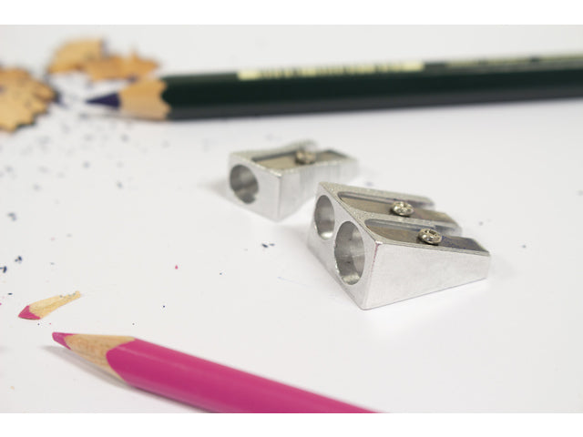 Puntenslijper Westcott aluminium dubbel kegelvorm