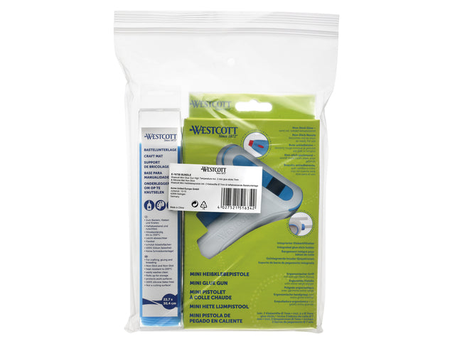 Lijmpistoolset met lijmstiften en knutselmat