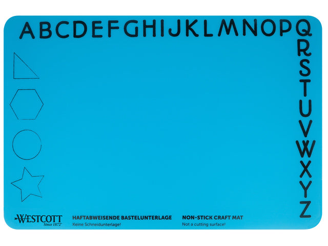 Knutselmat Westcott hitte- bestendig tot 200 C, geen snijmat, 100% siliconen