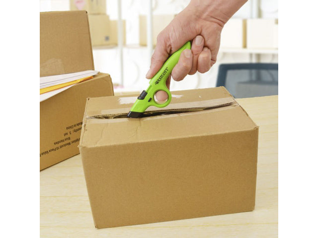 Snijmes Westcott keramisch Safety met vingergat groen