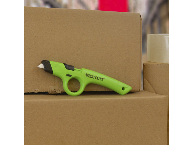 Snijmes Westcott keramisch Safety met vingergat groen