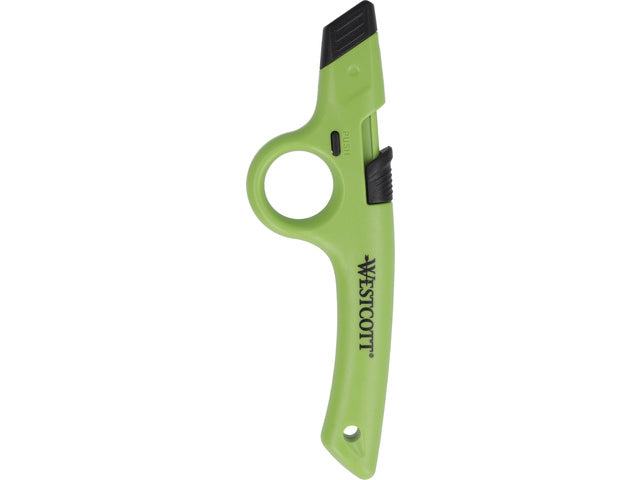 Snijmes Westcott keramisch Safety met vingergat groen