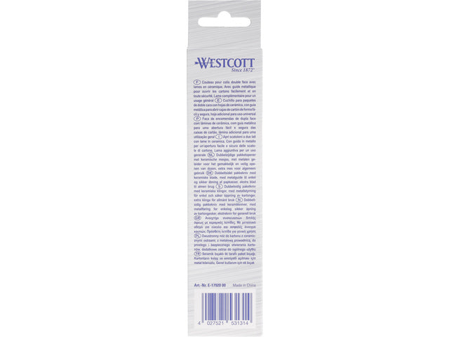 Dozensnijder Westcott duo keramisch groen