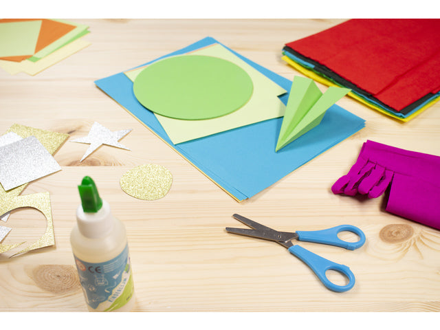 Schaar Westcott Kids 13cm ronde punt RH blauw