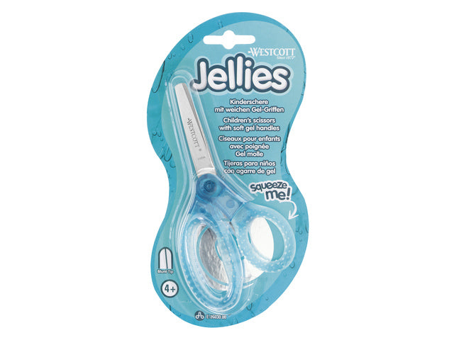 Jellyschaar Westcott 13cm met ronde punt in assorti kleuren