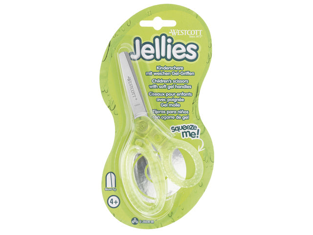 Jellyschaar Westcott 13cm met ronde punt in assorti kleuren