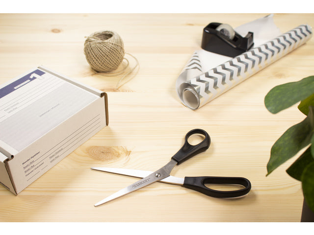 Schaar Westcott Buro RVS 21cm kunststof grip in zak