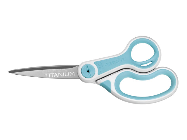 Schaar Westcott Carbo Nitride 20,4cm blauw op blister