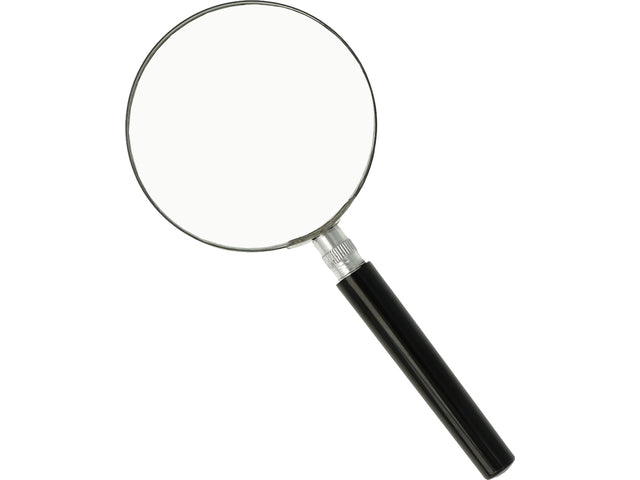 Handloep Westcott 75mm vergroot 3x zwart/zilver