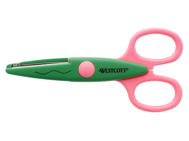 Figuurschaar Westcott 14cm set á 6 stuks assorti motieven