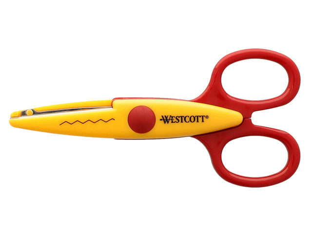 Figuurschaar Westcott 14cm set á 6 stuks assorti motieven