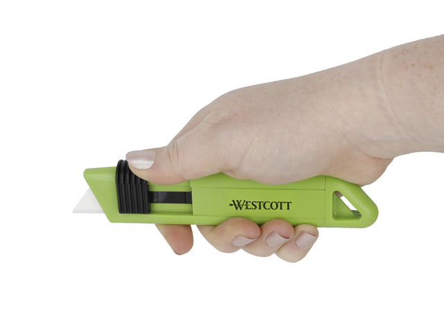 Snijmes Westcott Safety keramisch mes groen/zwart