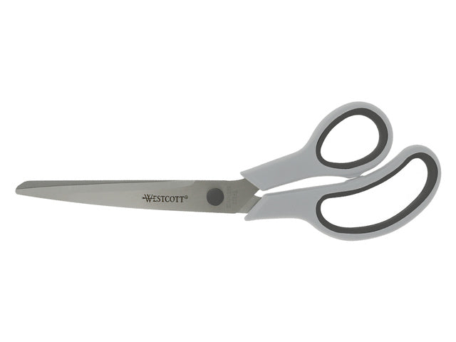 Scharenset Westcott Easy grip 3dlg 14/20/24,5cm licht grijs/ antraciet RVS