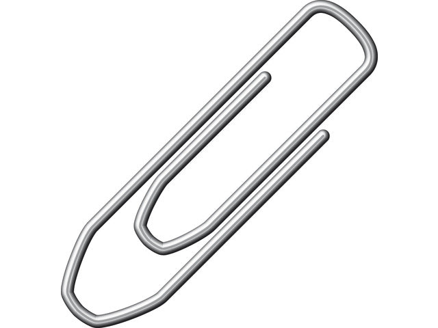 Paperclips Alco 26mm rechthoekig 100 st in doos
