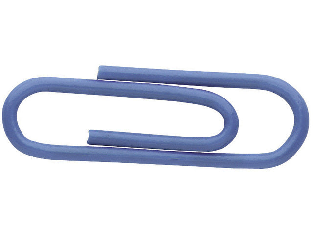 Paperclips Alco 26mm ronde doos a 100 stuks donkerblauw