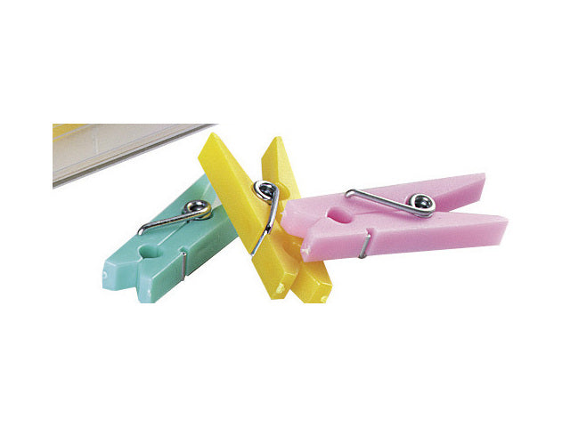 Wasknijpertjes Alco 32mm assorti kleuren 10 stuks