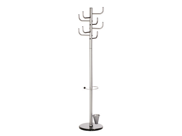 Kapstok Alco metaal zilver 8 haken