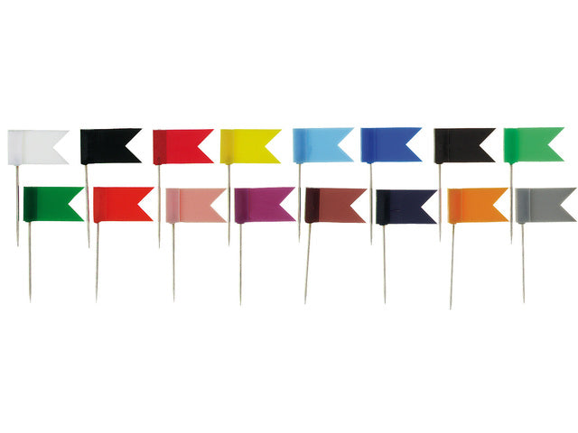 Markeervlaggetjes Alco 20 Stück in blau