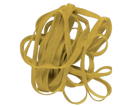 Elastieken Alco 200x6mm 500 gram in doos natuur