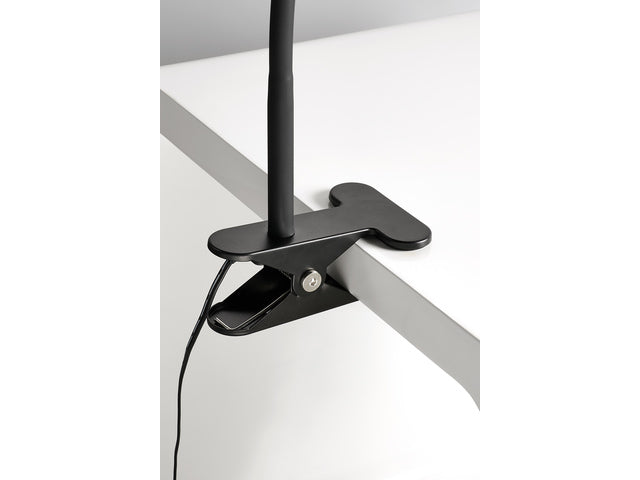 Bureaulamp Alco zwart LED met klem 230V 4W 40cm