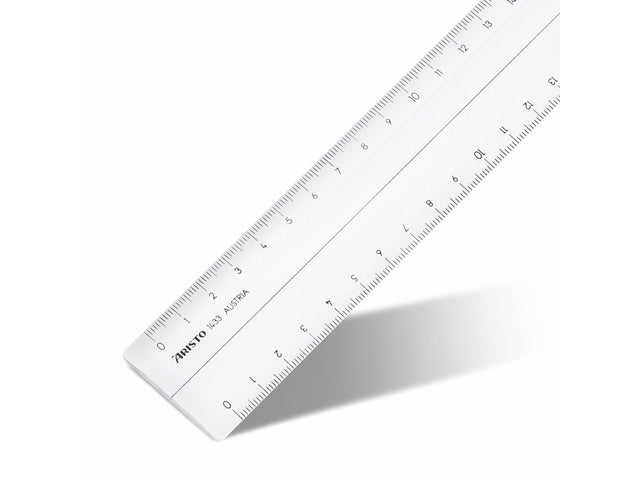 Liniaal Aristo 30cm Glashalter aus Plexiglas
