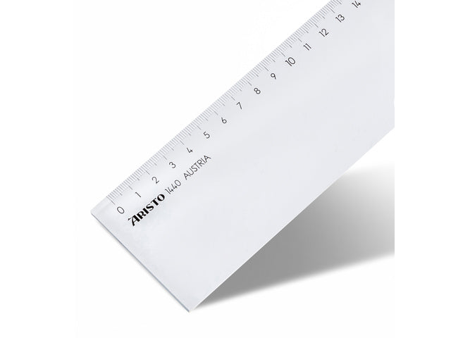 Liniaal Aristo 100cm Glashalter aus Plexiglas