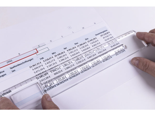 Lineal Aristo mit Schleife 30 cm
