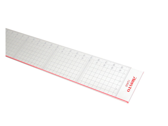Snijliniaal Aristo 50cm Plexiglas mit fester Kante