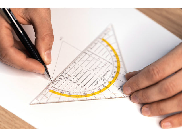 Geodriehoek Aristo 14 cm