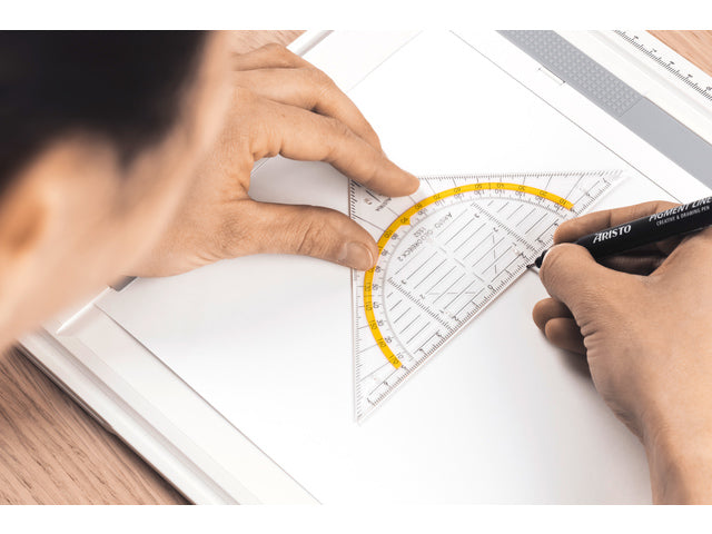 Geodriehoek Aristo 14 cm