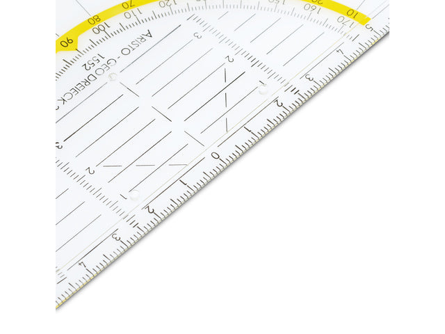 Geodriehoek Aristo 14 cm