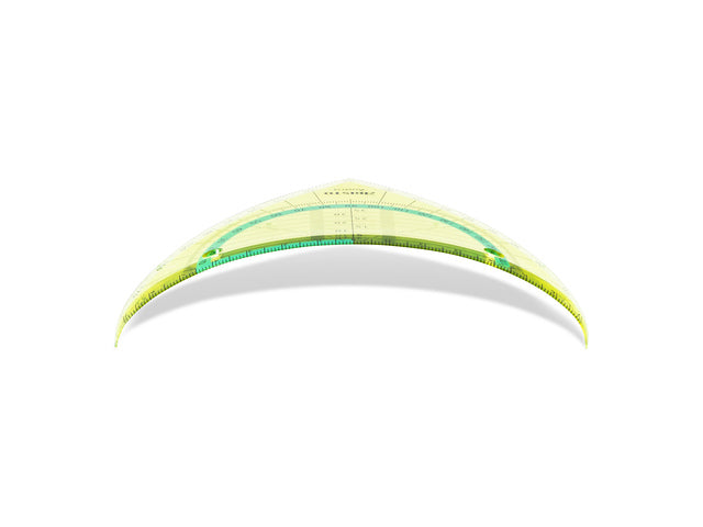 Geodriehoek Aristo GEOflex 14cm flexibel Neon groen