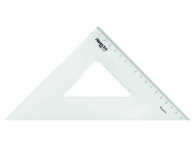 Driehoek Aristo 25cm 45° GeoCollege