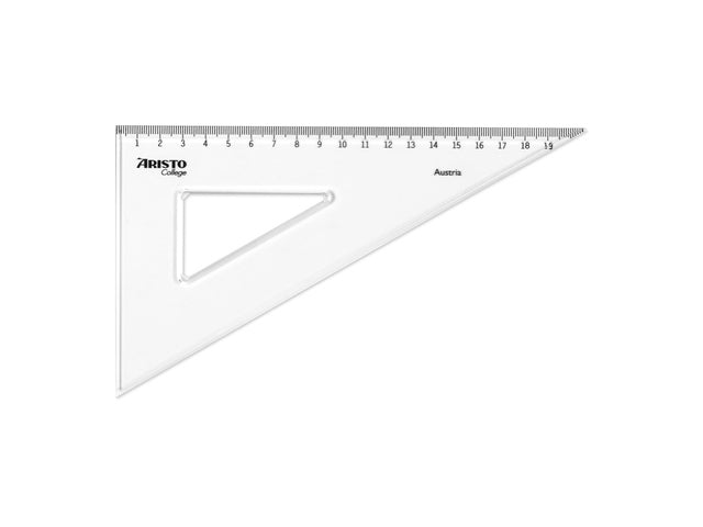 Driehoek Aristo 20cm 60°/30° GeoCollege
