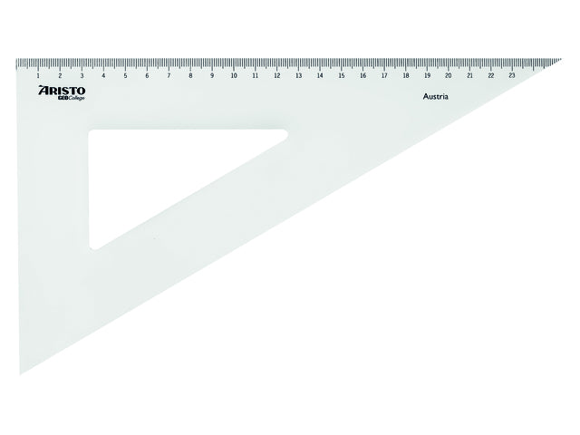 Driehoek Aristo 25cm 60°/30° GeoCollege