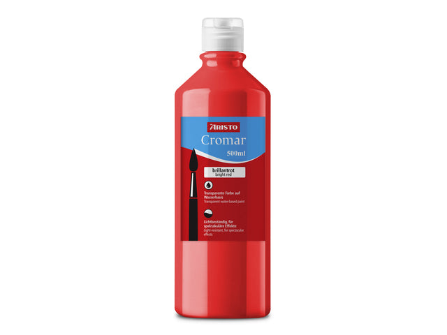 Verf Aristo Cromar 500ml briljant rood