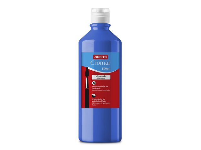 Verf Aristo Cromar 500ml ultramarijn