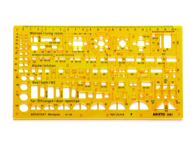 Architect-combisjabloon Aristo 1 : 100