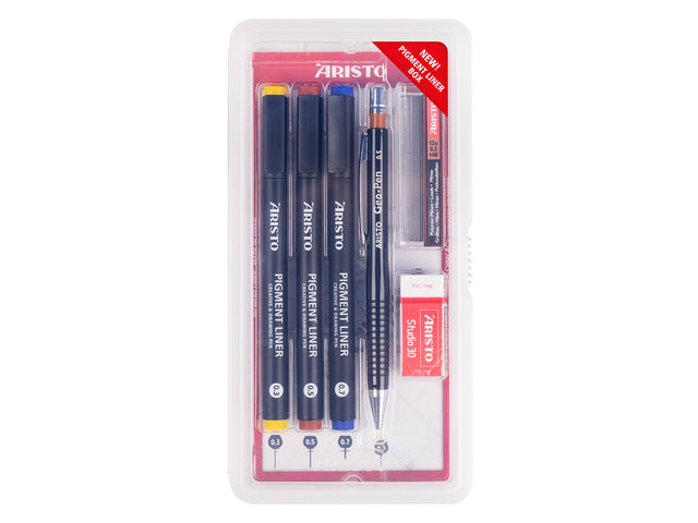 Pigmentliner Aristo Schulset